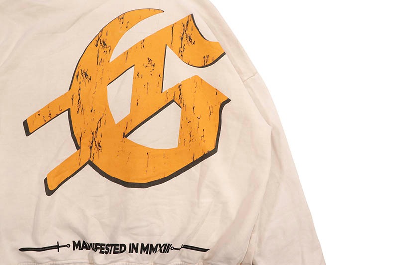 GODSPEED CHROME LIBERTY ZIP HOODIE (BONE)