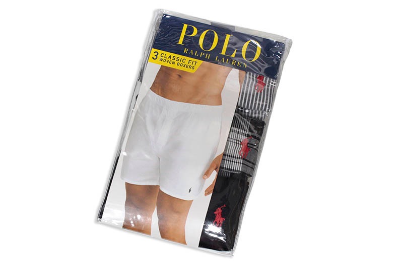 POLO RALPH LAUREN WOVEN BOXER 3-PACK (RCWBP3/46G)