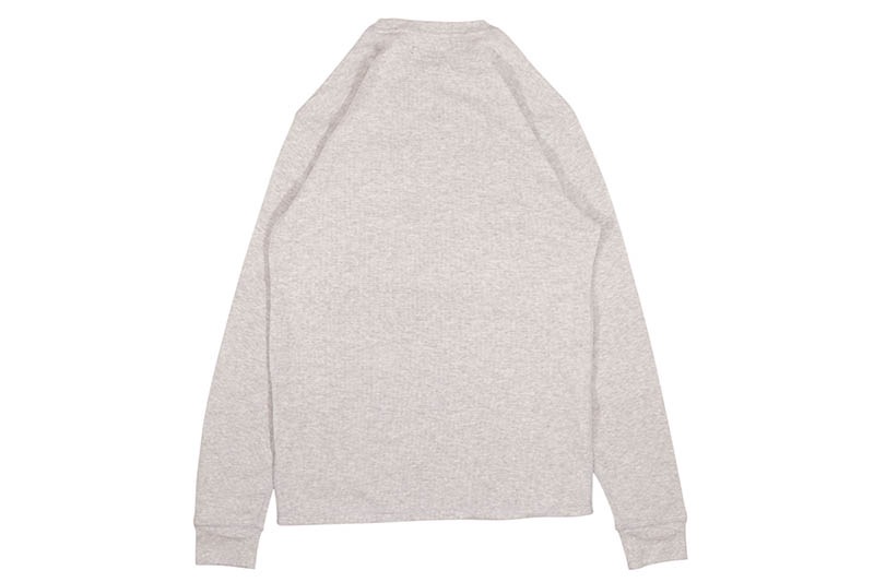 POLO RALPH LAUREN WAFFLE-KNIT THERMAL SHIRT (PWLE2R-AHRR:CLASSIC HEATHER)