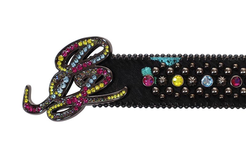 Pelle Pelle X B.B. SIMON LIMITED EDITION CURSIVE ICON BELT (3382-C73-MULTI-BF)