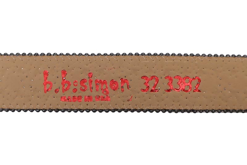 Pelle Pelle X B.B. SIMON LIMITED EDITION CURSIVE ICON BELT (3382-C73-MULTI-BF)