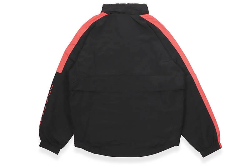 PRO CLUB FULL COURT WINDBREAKER JACKET (BLACK/RED) 03PC0303 15PC0307