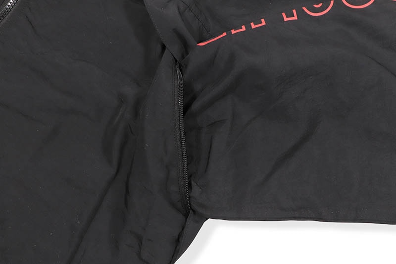 PRO CLUB FULL COURT WINDBREAKER JACKET (BLACK/RED) 03PC0303 15PC0307