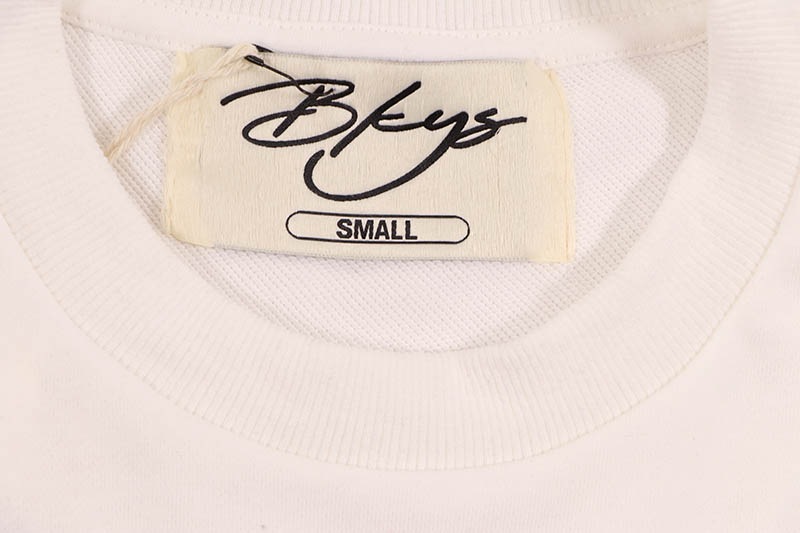 BKYS MONEY MOOD FRENCH TERRY CROPPED TEE (T1512:WHITE)