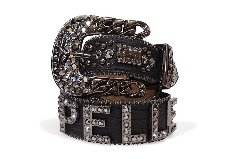 Pelle Pelle X B.B. SIMON LIMITED EDITION MARC BUCHANAN BELT (8903-J59-HEMATITE-BF)
