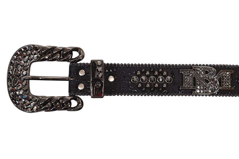 Pelle Pelle X B.B. SIMON LIMITED EDITION MARC BUCHANAN BELT (8903-J59-HEMATITE-BF)