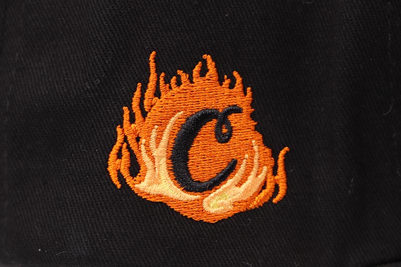 COOKIES WORLD ON FIRE 5 PANEL SNAPBACK HAT (BLACK) CM253XSH07