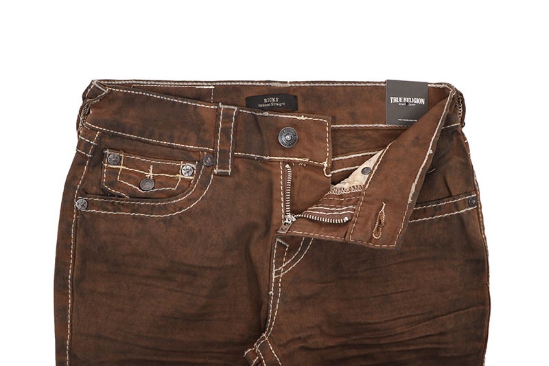 TRUE RELIGION RICKY BIG T OVERDYED STRAIGHT JEAN 34” (109577