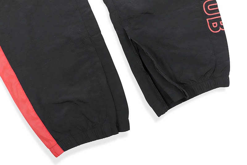 PRO CLUB FULL COURT WINDBREAKER PANTS (BLACK/RED) 03PC0503 15PC0507