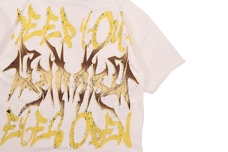 BKYS P.O.W.E.R. FRENCH TERRY CROPPED TEE (T1478:WHITE)