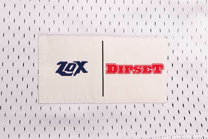 DIPLOMATS EMPIRE DIPSET x THE LOX NY BASKET JERSEY (WHITE/NAVY