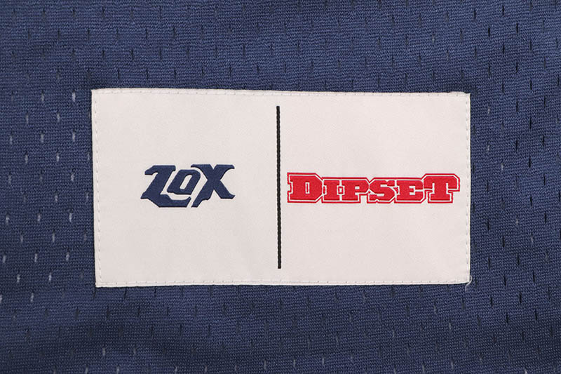 DIPLOMATS EMPIRE DIPSET x THE LOX NY BASKET JERSEY (WHITE/NAVY)