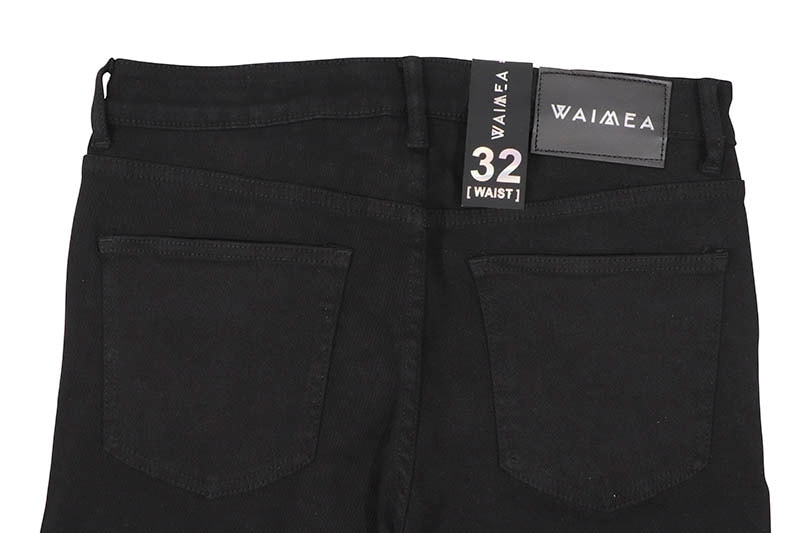 WAIMEA スキニーフィット ブラックパンツ 30