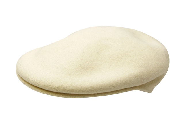 KANGOL WOOL 504 HUNTING CAP (0258BC/WH103:WHITE)