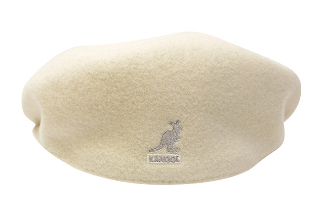 KANGOL WOOL 504 HUNTING CAP (0258BC/WH103:WHITE)