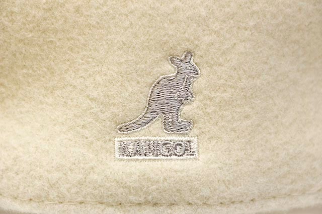 KANGOL WOOL 504 HUNTING CAP (0258BC/WH103:WHITE)