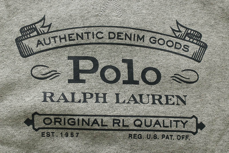 POLO RALPH LAUREN FLEECE GRAPHIC HOODIE (710793021002:GREY HEATHER)