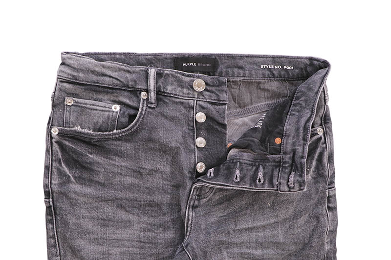 PURPLE BRAND LOW RISE SKINNY JEAN (P001-VSMG124:VINTAGE SLATE MID GREY)