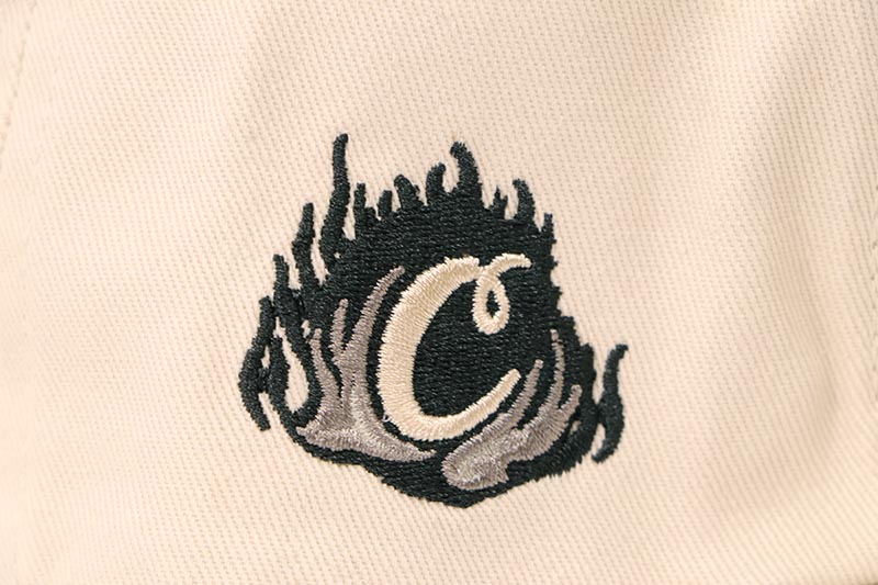 COOKIES ON FIRE 5 PANEL SNAPBACK HAT (NATURAL) CM253XSH07