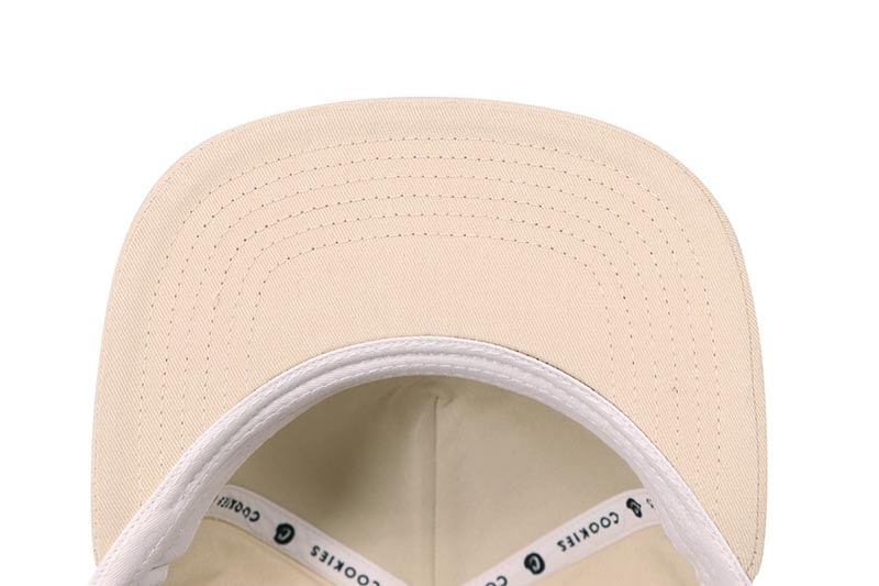 COOKIES ON FIRE 5 PANEL SNAPBACK HAT (NATURAL) CM253XSH07