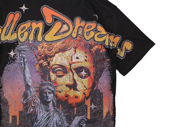 ROKU STUDIO FALLEN DREAMS BOXY TEE (RK1481952:BLACK)