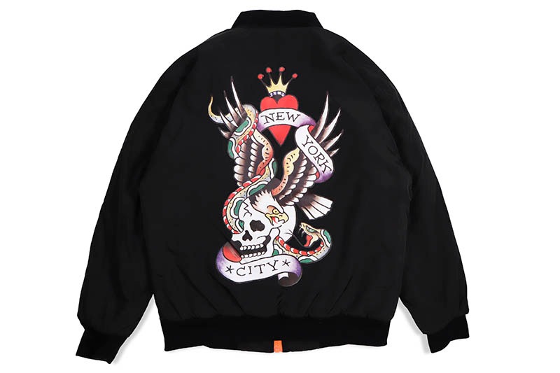 ED HARDY NYC BOMBER JACKET (BLACK) | Brand,A-F,ED HARDY