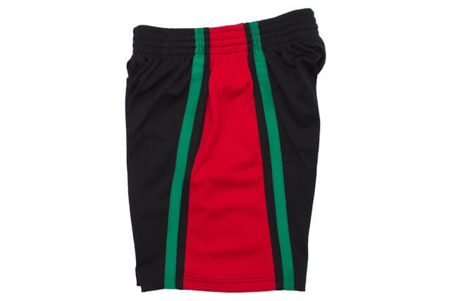 MITCHELL & NESS XMAS SWINGMAN MESH SHORTS(PHILADELPHIA 76ERS/1996-97/BLACK) SMSHNG18811