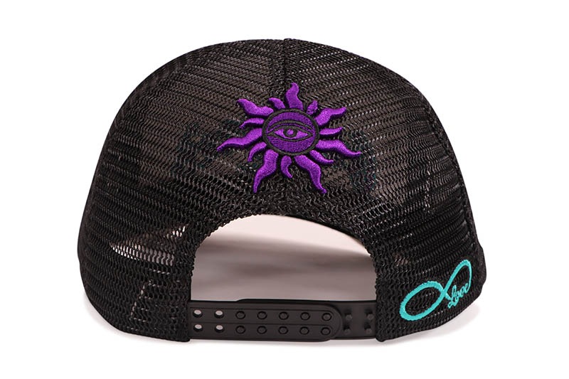 GODSPEED GS FOREVER TRUCKER HAT (TEAL/PURPLE)