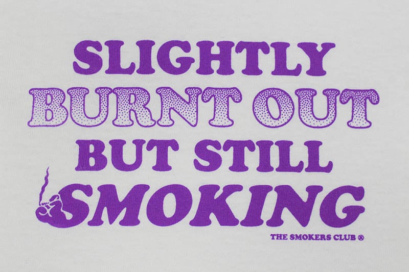 THE SMOKER'S CLUB STILL SMOKIN LONG SLEEVE TEE (WHITE)