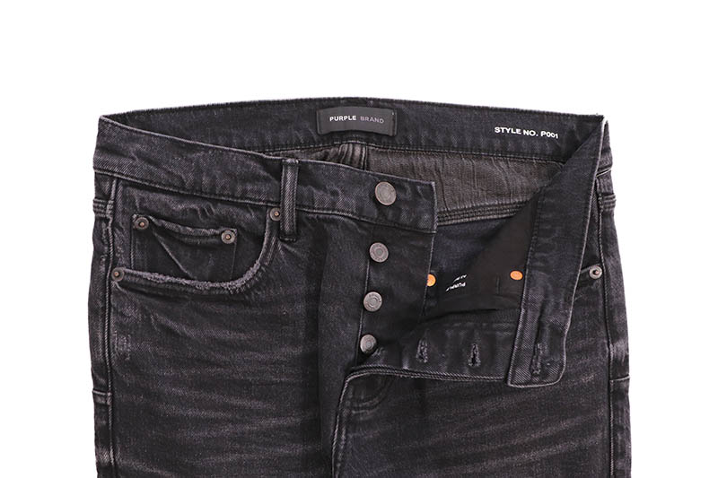 PURPLE BRAND LOW RISE SKINNY JEAN (P001-SHGA125:HIGHGATE BLACK)