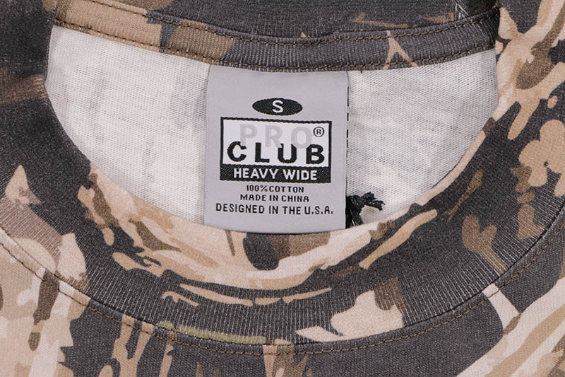 PRO CLUB HEAVYWIDE LONG SLEEVE TEE (TREE CAMO) 54PC0701
