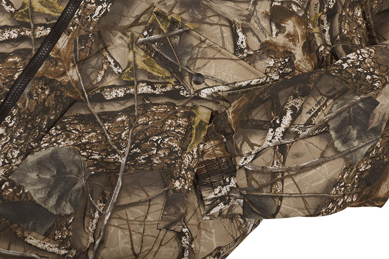 WORLD FAMOUS SPORTS COTTON INSULATED HOODED JACKET (MCJ101-409:BURLY CAMO TAN)
