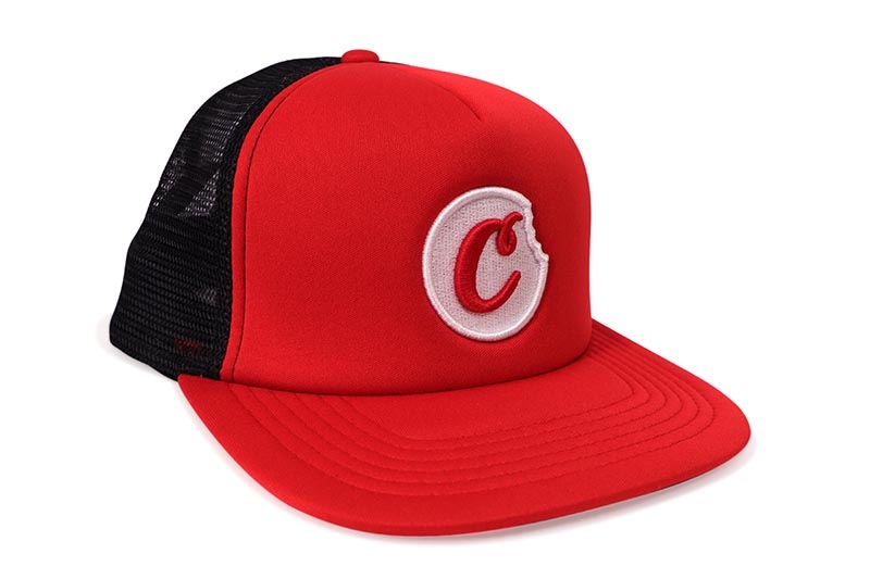 COOKIES C-BITE TRUCKER HAT (RED/WHITE) CM234XTH09
