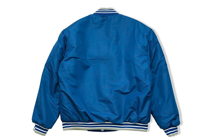 JH Design LOS ANGELES DODGERS REVERSIBLE WOOL POLY TWILL JACKET (DOD103SHL0:ROYAL)