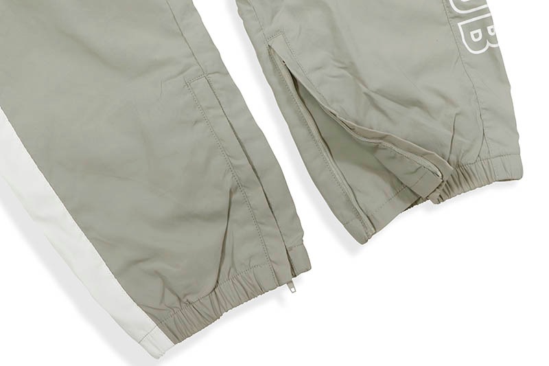 PRO CLUB FULL COURT WINDBREAKER PANTS (GRAY/WHITE) 03PC0503 15PC0507