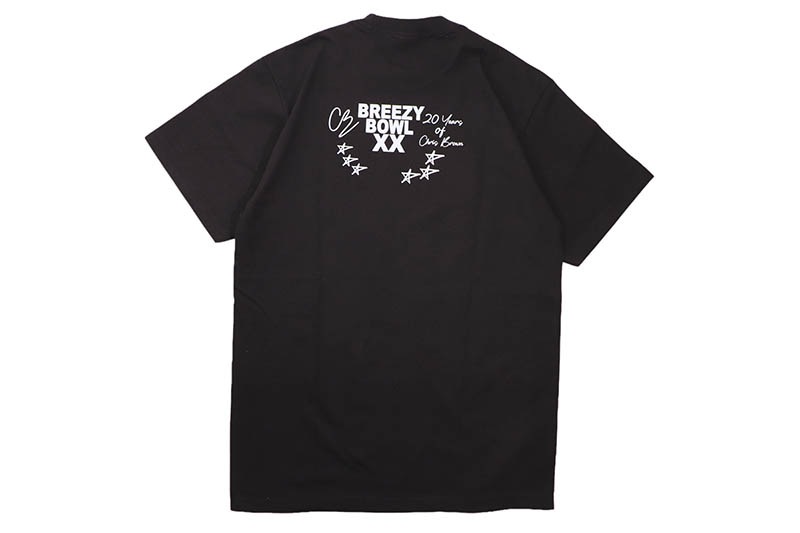 CHRIS BROWN BREEZY BOWL XX T-SHIRTS (SHAKA BLACK) | Brand,OTR