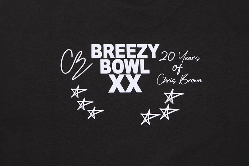 CHRIS BROWN BREEZY BOWL XX T-SHIRTS (SHAKA BLACK) | Brand,OTR