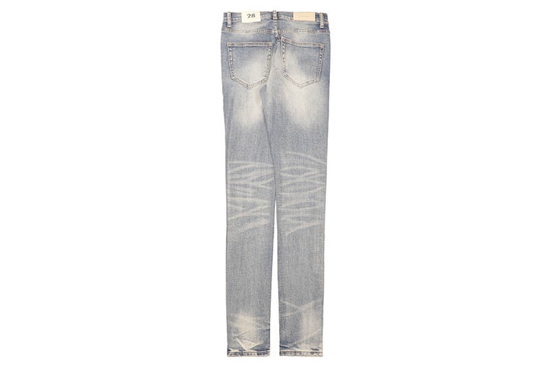 mnml SKINNY CRYSTAL DENIM (D612-WBL:WASHED BLUE) | Category,PANTS