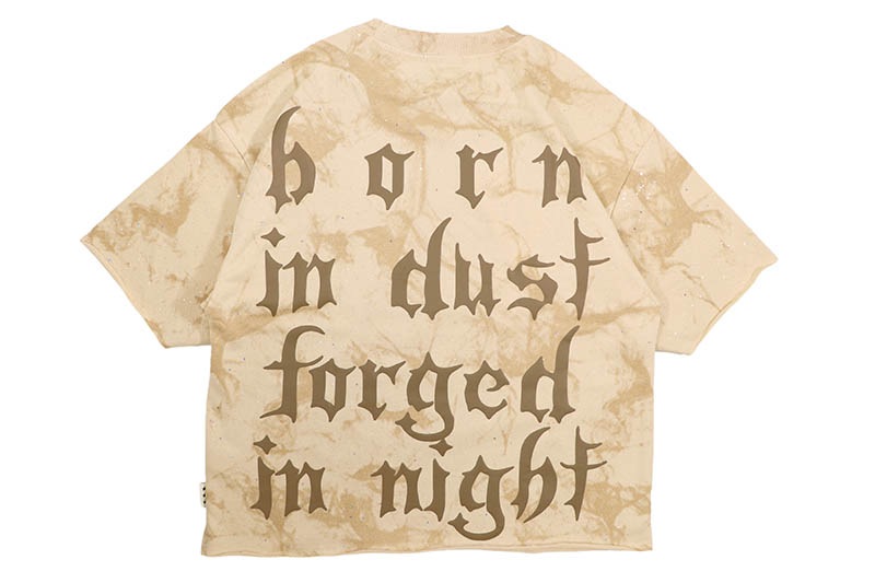 BKYS THUNDER RIDE FRENCH TERRY CROPPED TEE (T1469:BEIGE)