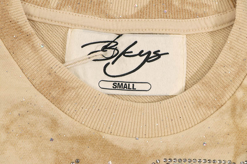 BKYS THUNDER RIDE FRENCH TERRY CROPPED TEE (T1469:BEIGE)