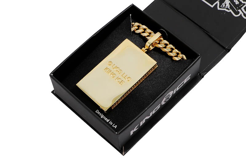 SCARFACE  KING ICE - SCARFACE PORTRAIT NECKLACE (NKX14309:14K GOLD)