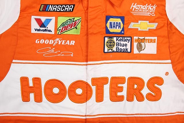 JH Design CHASE ELLIOTT HOOTERS 2019 PIT SHIRT (ORANGE)