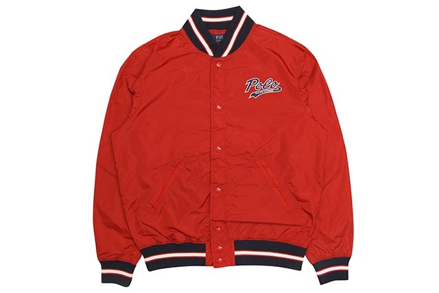 POLO RALPH LAUREN POLO BASEBALL JKT(710741087002:RL 2000 RED)