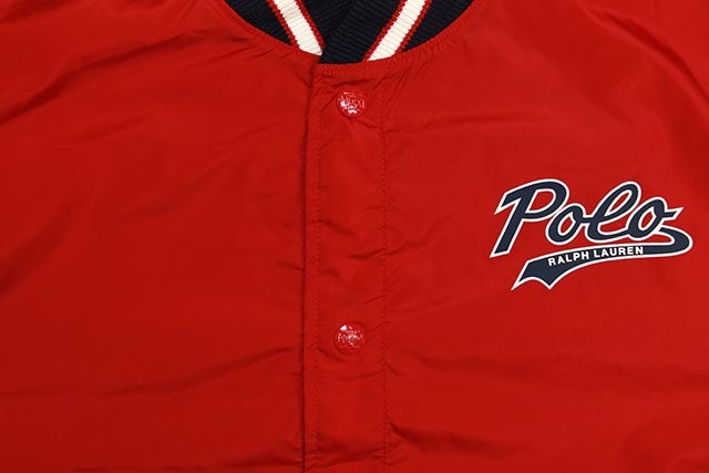 POLO RALPH LAUREN POLO BASEBALL JKT(710741087002:RL 2000 RED)