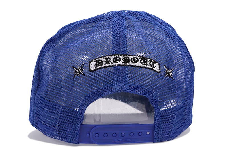 DROPOUT NEW YORK LA FLAMES TRUCKER HAT (ROYAL) BB252
