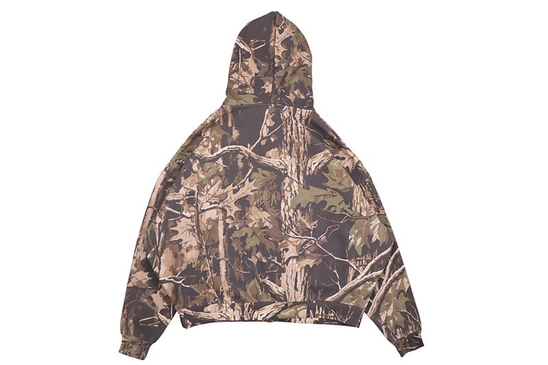 PRO CLUB HEAVYWIDE FLEECE ZIP-UP HOODIE (TREE CAMO) 54PC0301