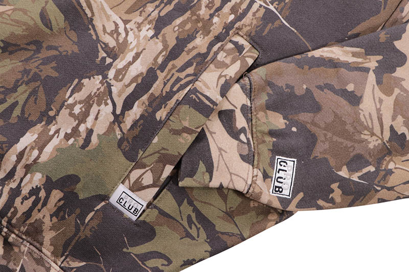 PRO CLUB HEAVYWIDE FLEECE ZIP-UP HOODIE (TREE CAMO) 54PC0301