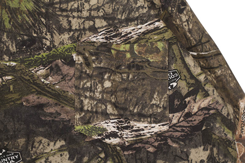 WORLD FAMOUS SPORTS LONG SLEEVE COTTON T-SHIRT (CTSL-600:MOSSY OAK COUNTRY DNA)