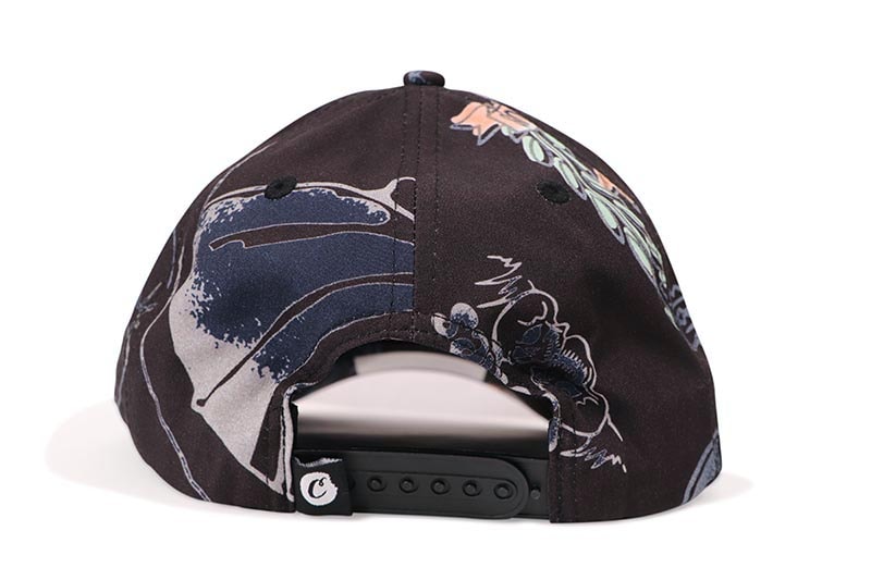 COOKIES HEAVEN CAN WAIT ALL OVER PRINT DAD HAT (WASHED BLACK) CM251XDH06