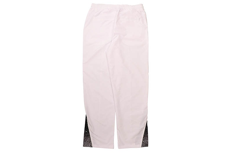 KINDRED RHINESTONE NYLON ZIP UP TRACKSUIT (KD2236:WHITE/BLACK)